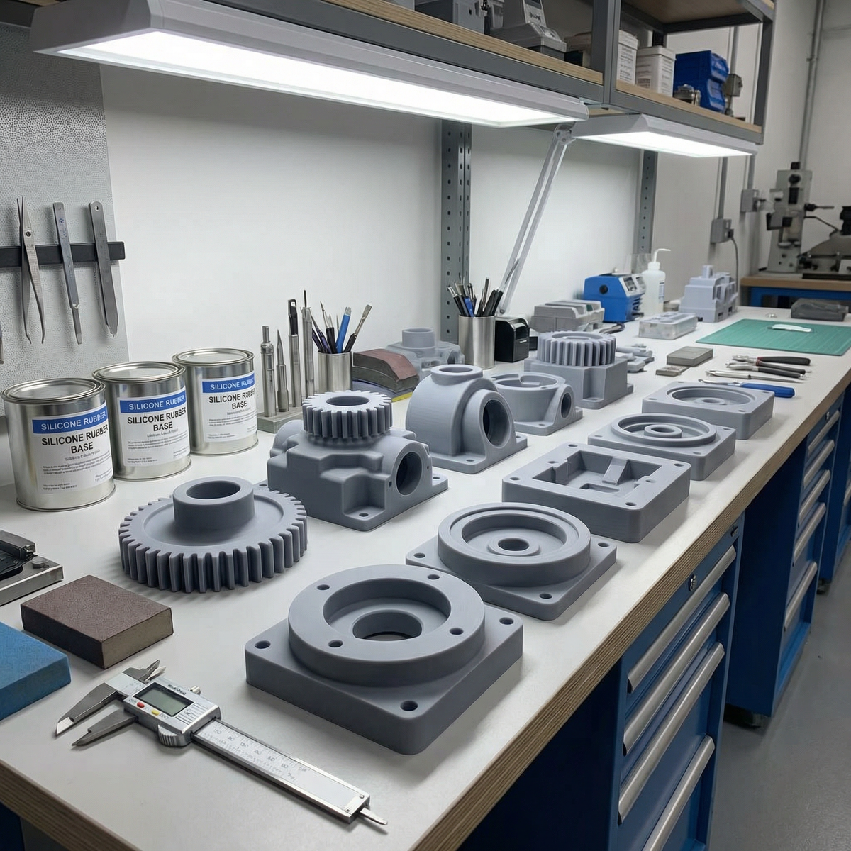 Silicone and rubber mould masters
