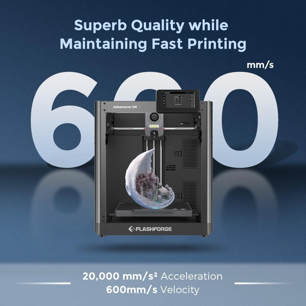 Flashforge Adventure 5M 3D Printer  speed