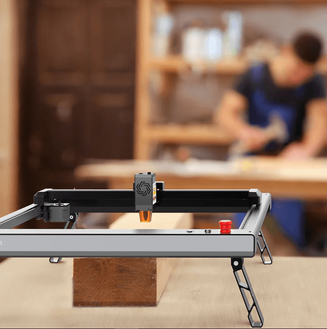 Ortur laser engraver with foldable feet for woodworking projects in South Africa – Create It 3D