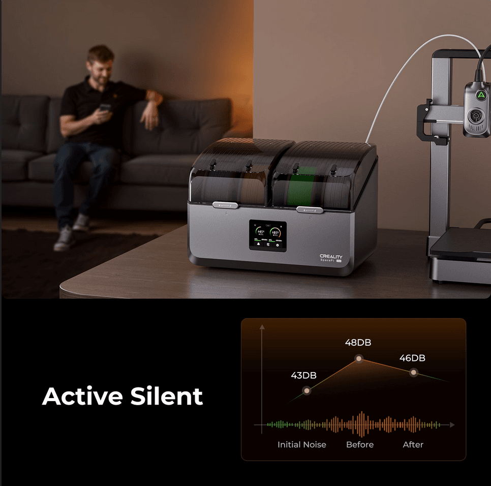 Creality filament dryer with active silent operation for 3D printing in South Africa – Create It 3D