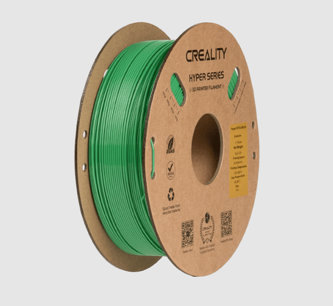 Creality Hyper Series green 3D printer filament spool 1.75mm available in South Africa from Create It 3D