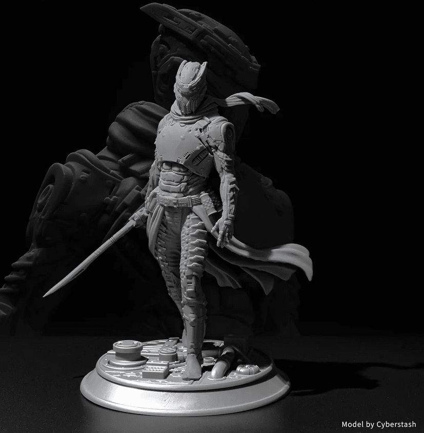 Highly detailed resin 3D printed figurine model created with Creality Halot-X1 – Create It 3D South Africa