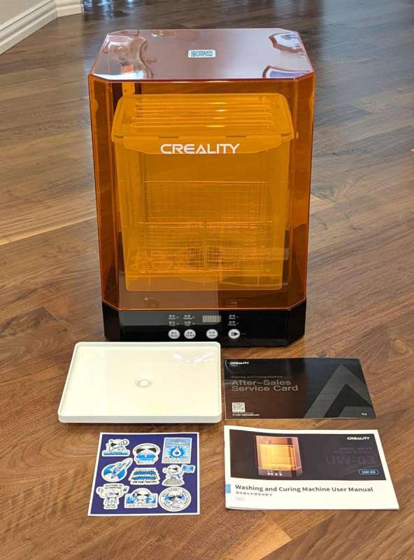 Creality resin washing and curing machine with accessories and manual – Create It 3D South Africa
