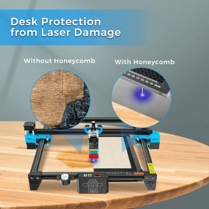 ATOMSTACK A10 PRO150w Lasergraveermachine met ATOMSTACK honingraat ATOMSTACK A10 PRO150w Lasergraveermachine met ATOMSTACK honingraat