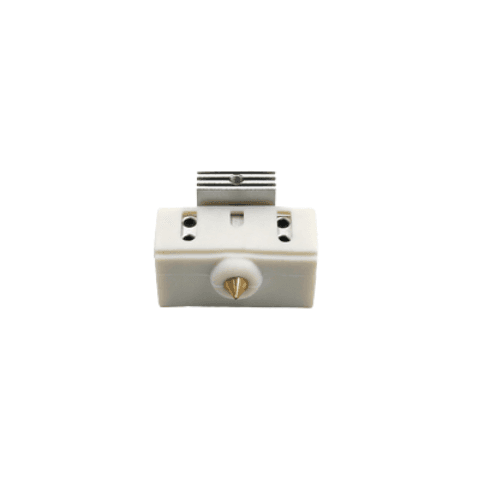 3D printer hotend assembly with brass nozzle – available in South Africa at Create It 3D