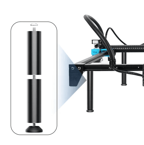 3D printer riser column installation with frame support legs – Create It 3D South Africa