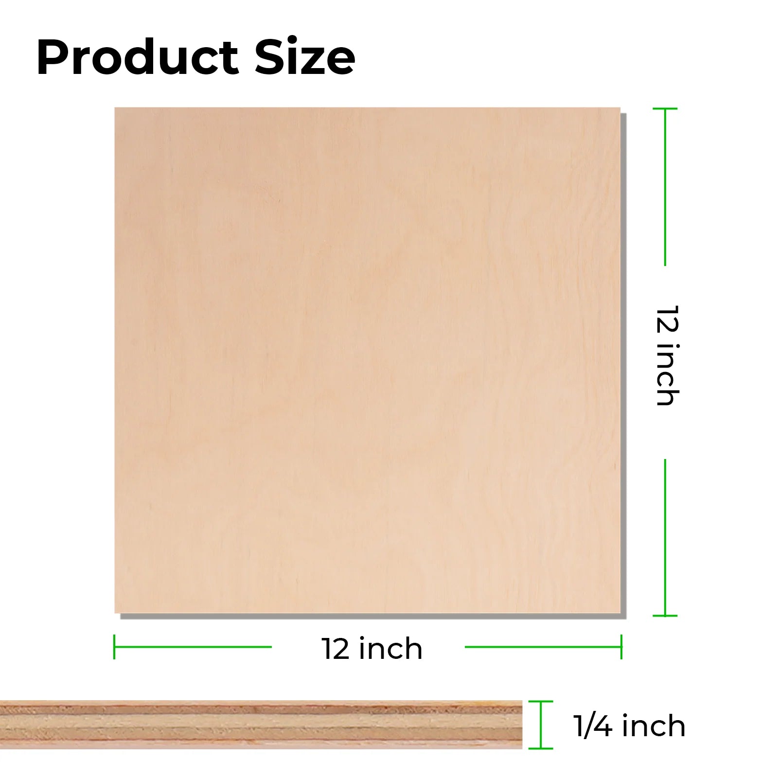 Birch Plywood Sheets 6pcs