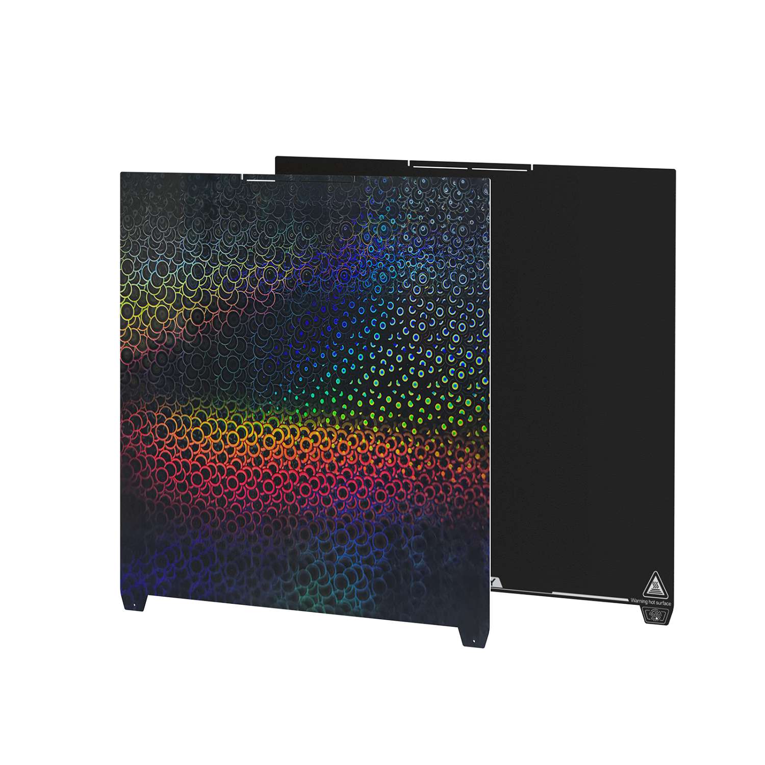 Creality Kaleidoscope Black Double-Sided PEI Spring Steel Build Plate 350 × 350mm for K2 Plus