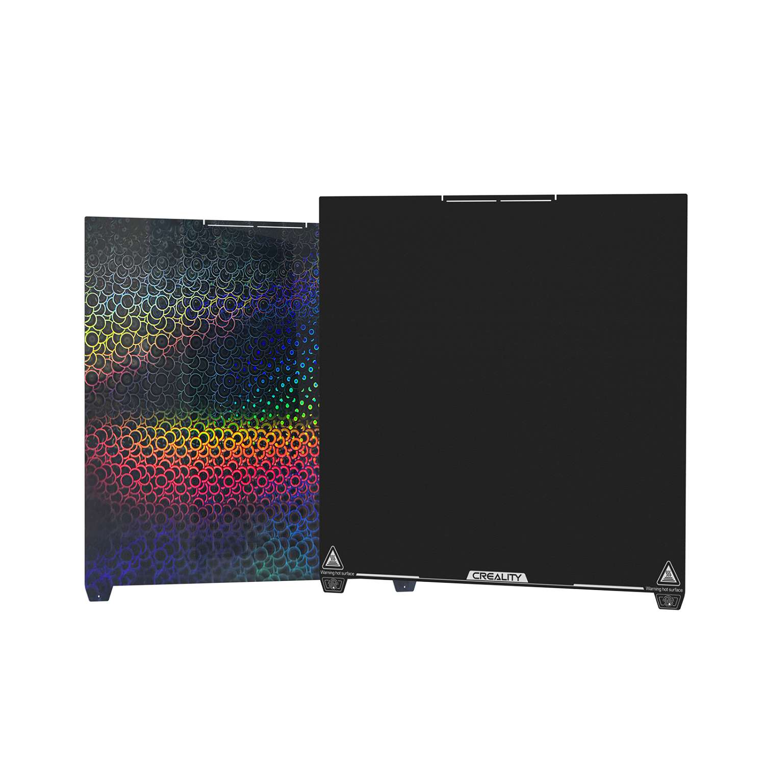 Creality Kaleidoscope Black Double-Sided PEI Spring Steel Build Plate 350 × 350mm for K2 Plus