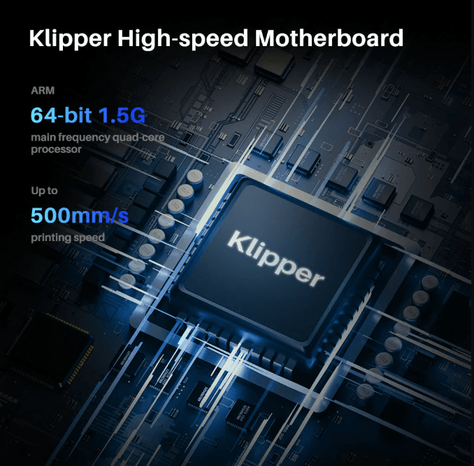 Klipper high-speed 3D printer motherboard with ARM 64-bit processor available in South Africa from Create It 3D