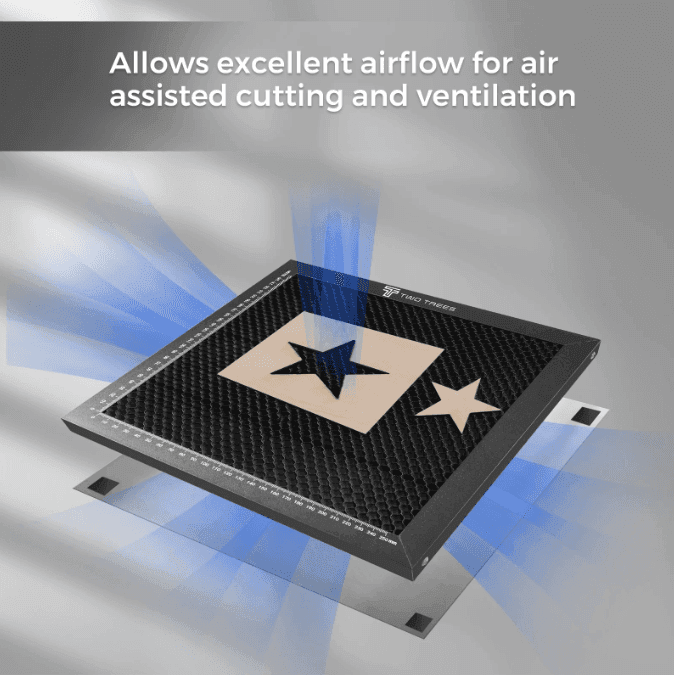 TWO TREES 400mmx400mm laser bed honeycomb