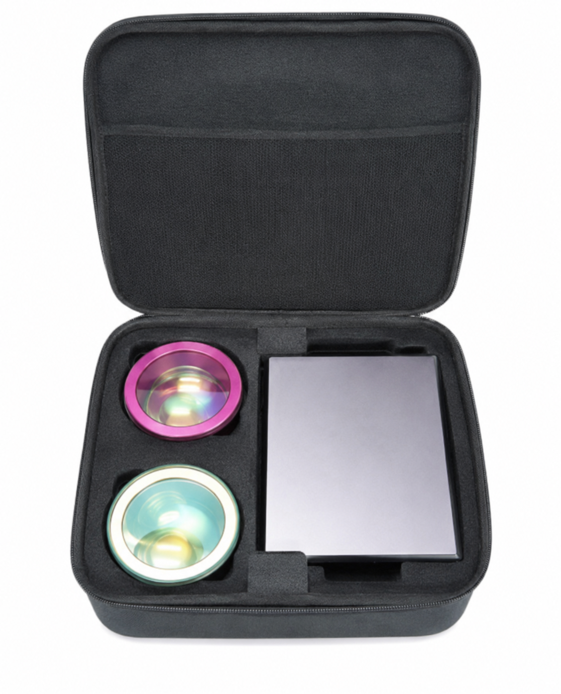 Creality Falcon T1 Laser Module Storage Bag with protective foam compartments for storing compatible laser modules.