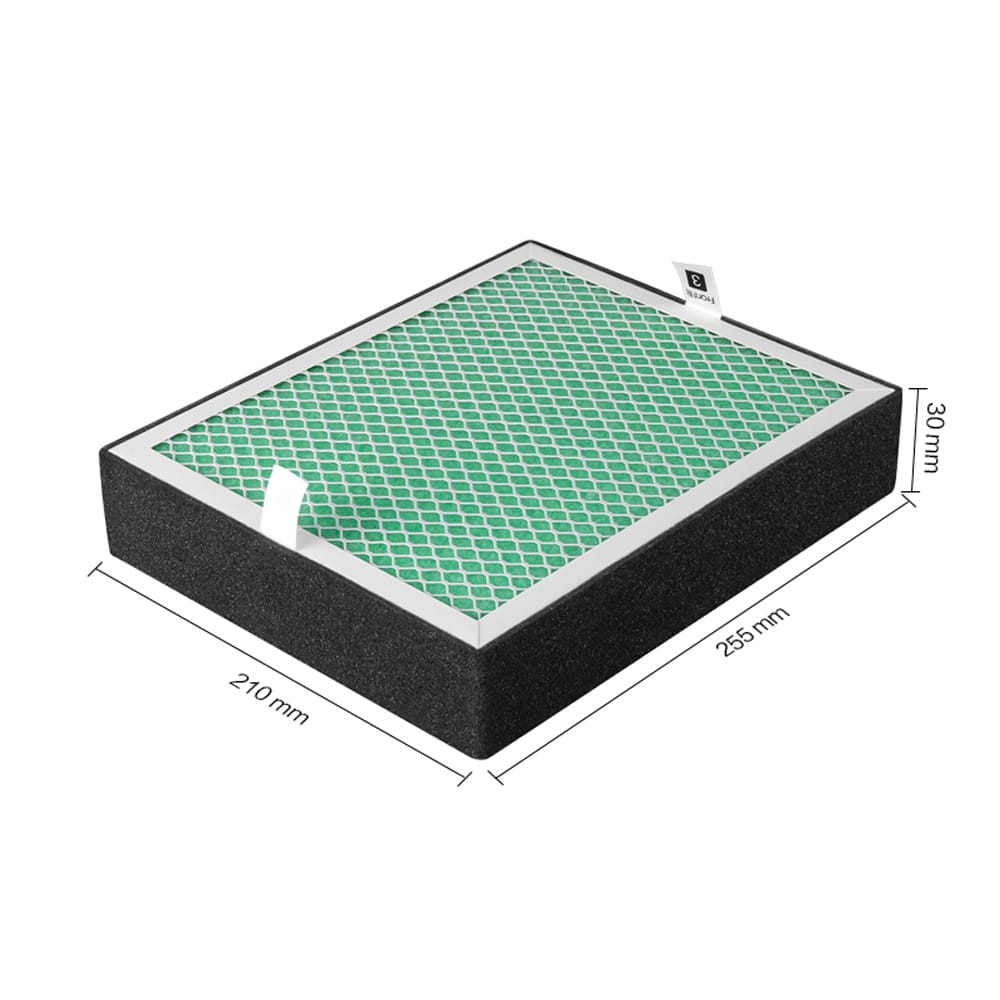 3D printer air filter replacement with dimensions 210x255x30mm South Africa