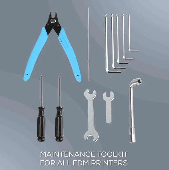 3D printer maintenance toolkit with pliers wrenches screwdrivers and needle cleaner South Africa