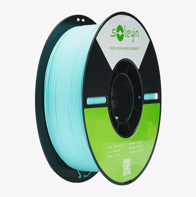 Ocean Blue Soleyin 3D printer filament spool for vibrant, precise, and durable prints from Create It 3D South Africa