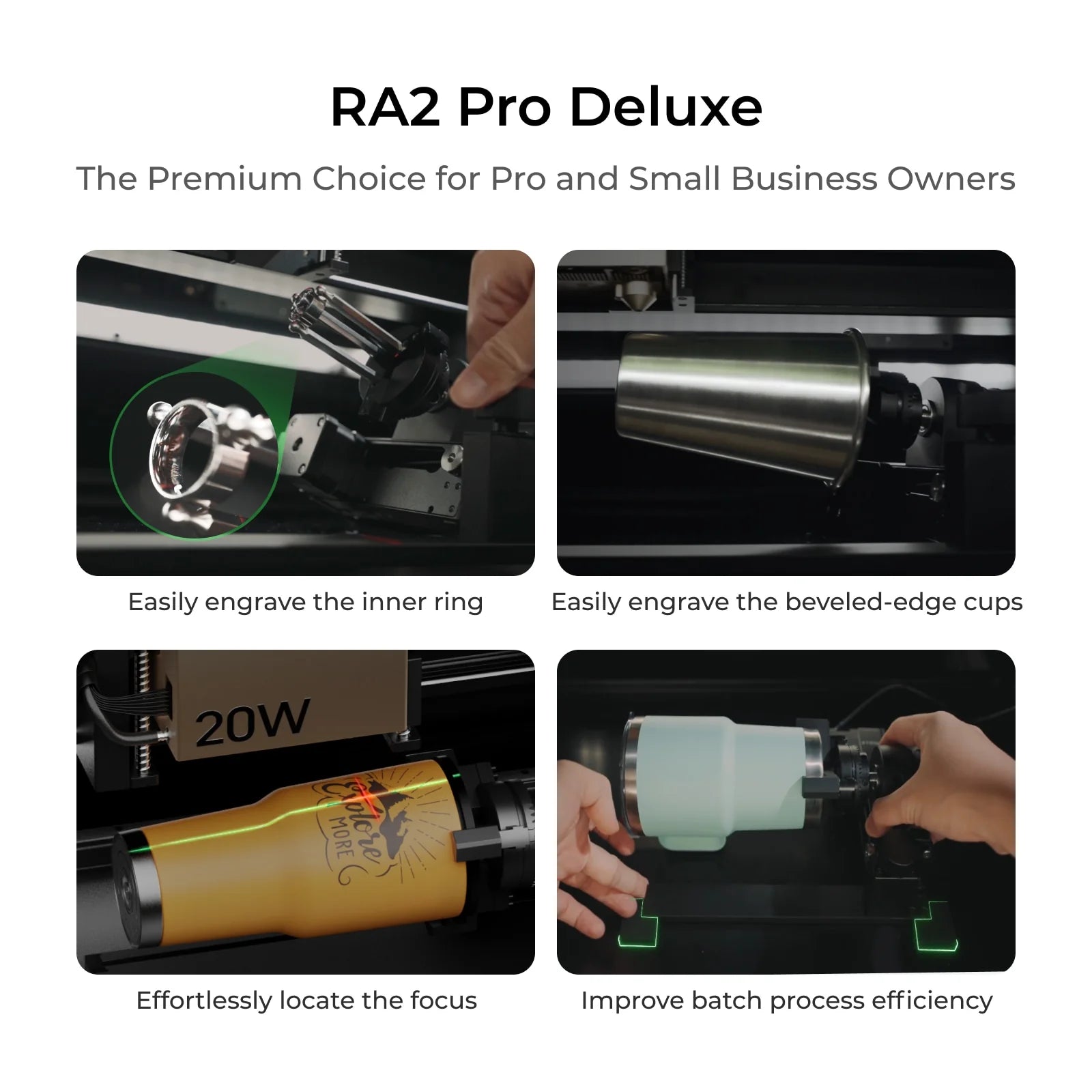 xTool RA2 Pro: Rotary Attachment 2 Pro-General Version