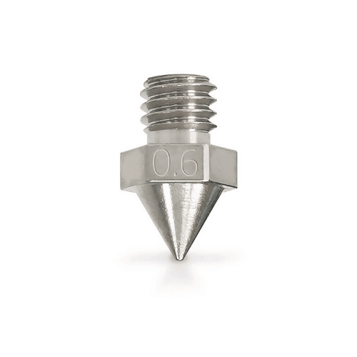 Stainless steel 0.6mm 3D printer nozzle for precision and durability – available in South Africa at Create It 3D
