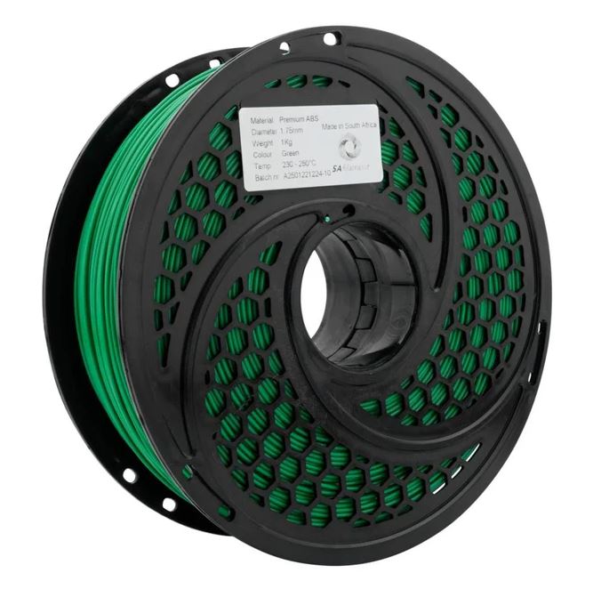 SA Filament ABS Premium Filament 1kg Green