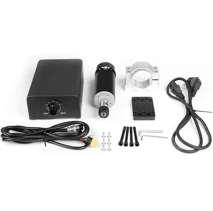 CNC spindle motor kit with power supply and mounting accessories for 3D printing and CNC in South Africa