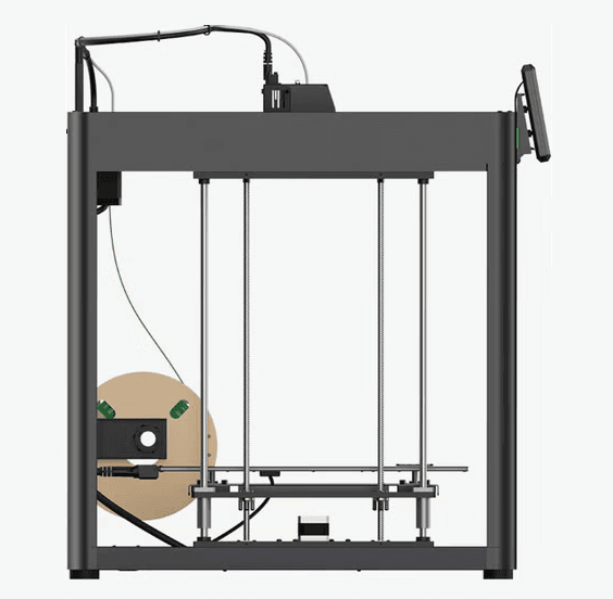 Side view of Creality Ender-5 Max 3D printer with filament spool South Africa
