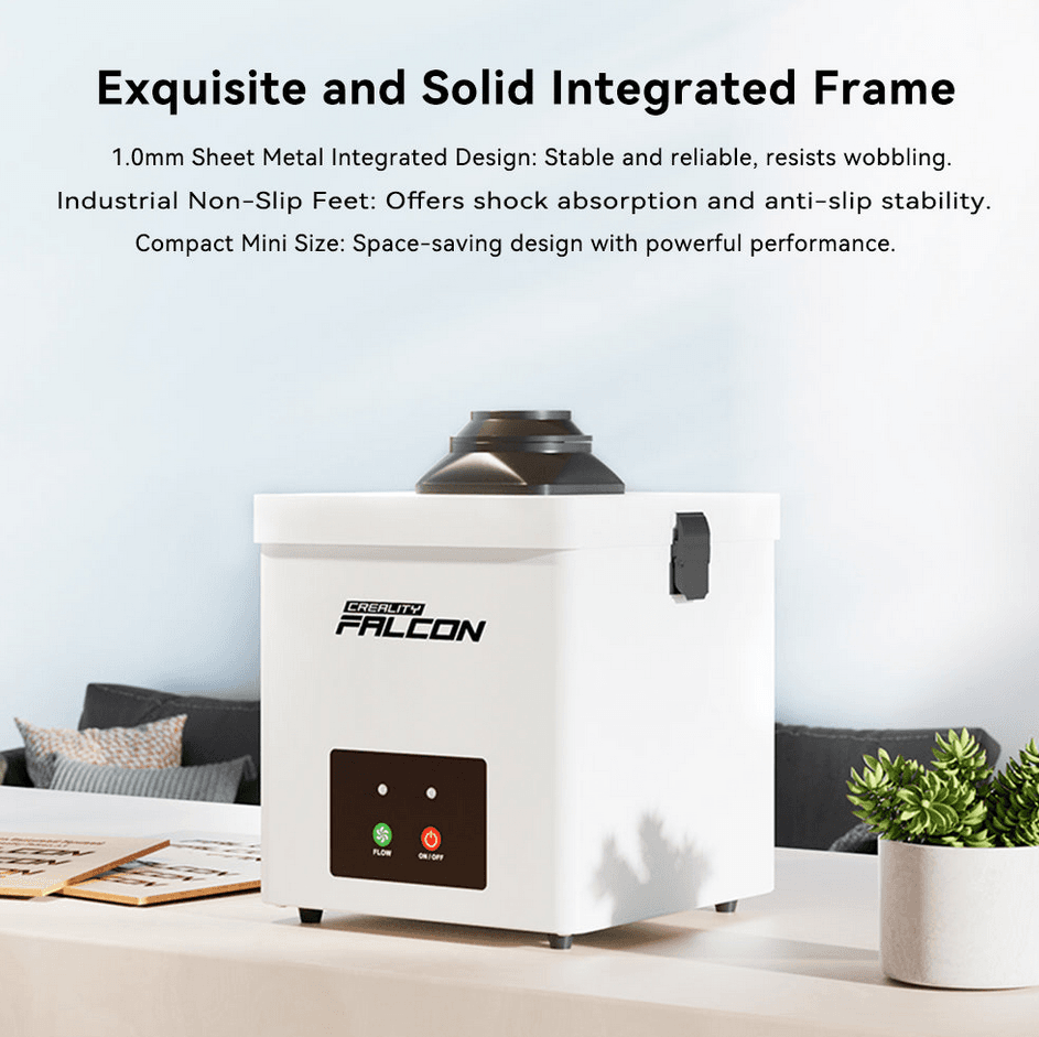 Creality Falcon smoke purifier with solid integrated frame for stable dust-free workspace South Africa