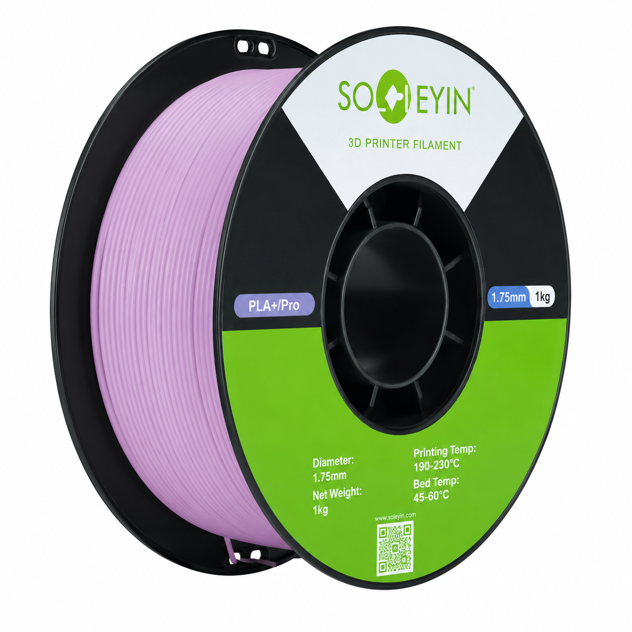 Soleyin Ultra PLA+ 3D Printing Filament 1.75mm 1kg – Updated Formula