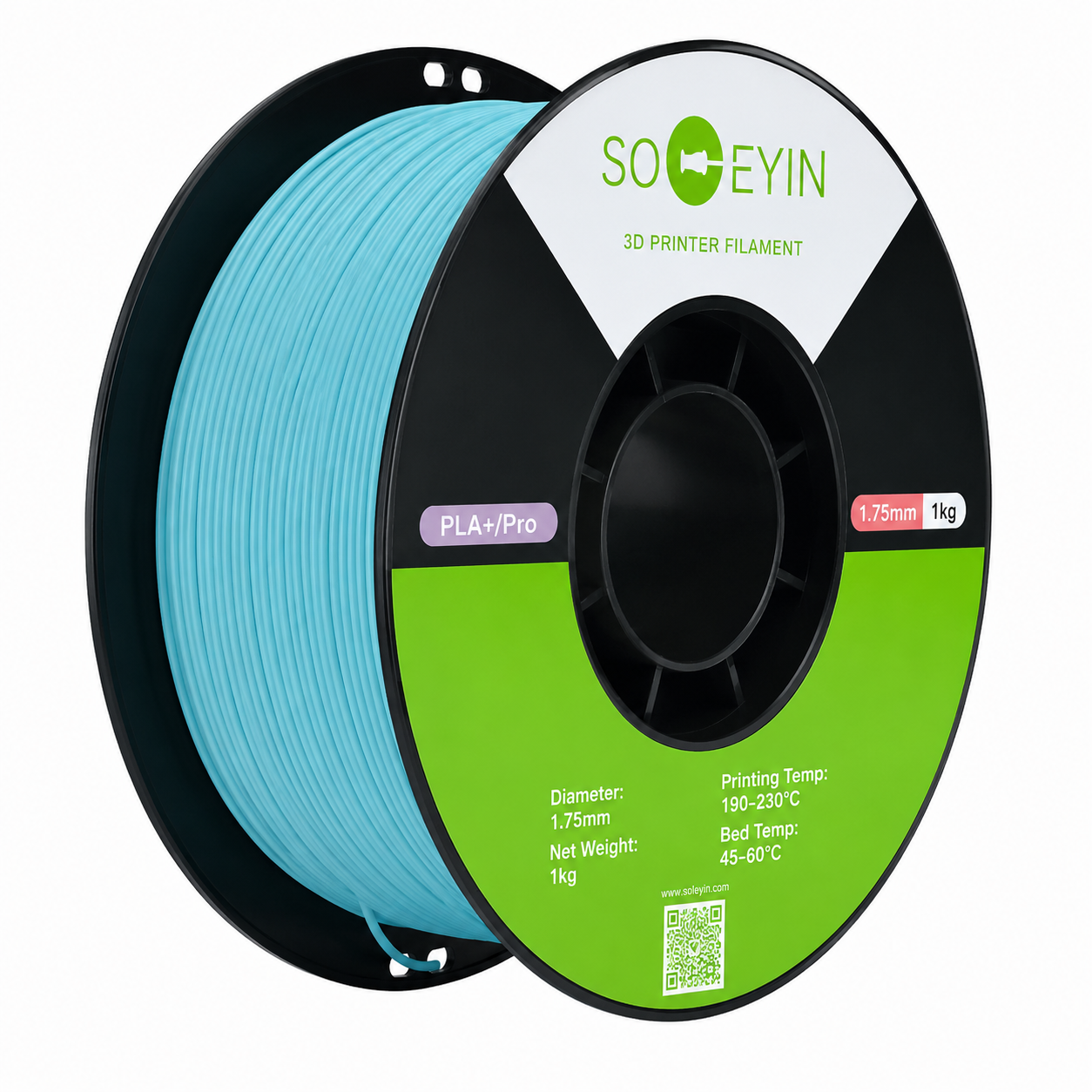 Soleyin Ultra PLA+ 3D Printing Filament 1.75mm 1kg – Updated Formula