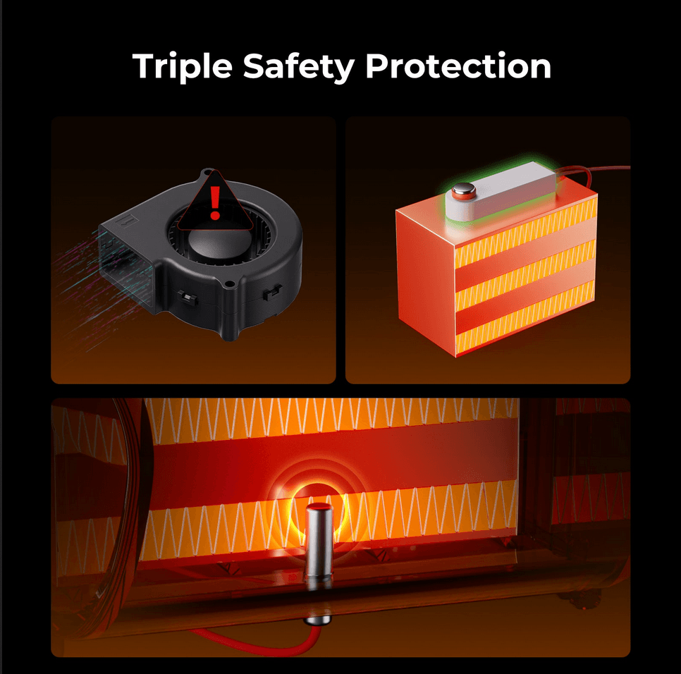 Creality filament dryer with triple safety protection system – Create It 3D South Africa