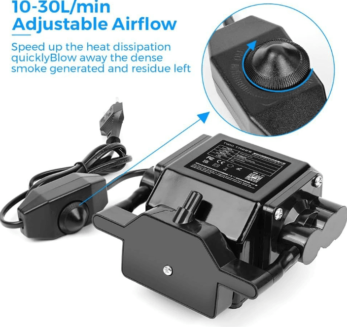 Adjustable airflow laser engraver air pump 10–30L/min with power control – Create It 3D South Africa