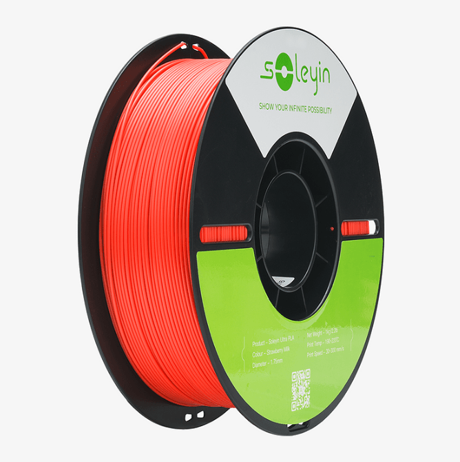Red Soleyin 3D printer filament spool for strong, high-quality prints, available from Create It 3D South Africa