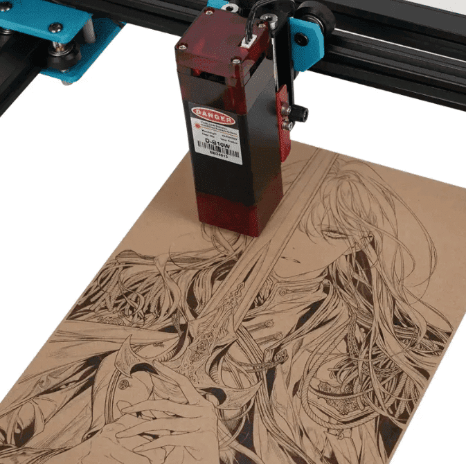 TTS PRO Engraving Machine 10W Laser Head Set in South Africa