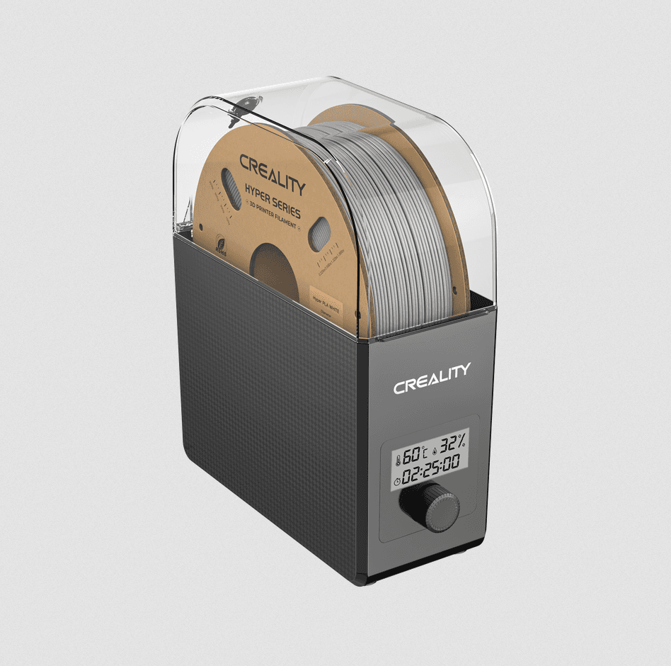 Creality filament dryer box with spool storage and LCD display for 3D printing in South Africa