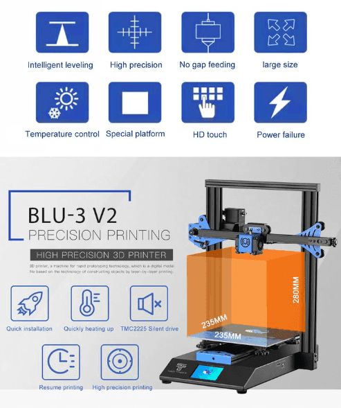 Twotrees Blu-3 V2 3D Printer Shop
