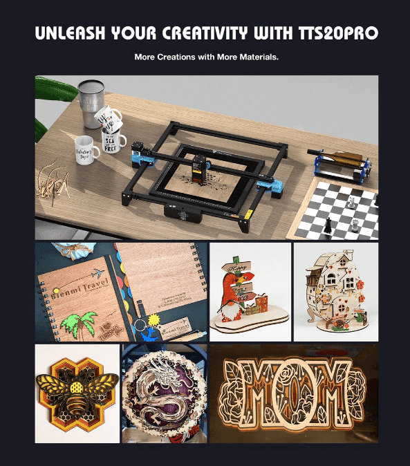 Twotrees TTS 20 PRO Laser Engraver sale