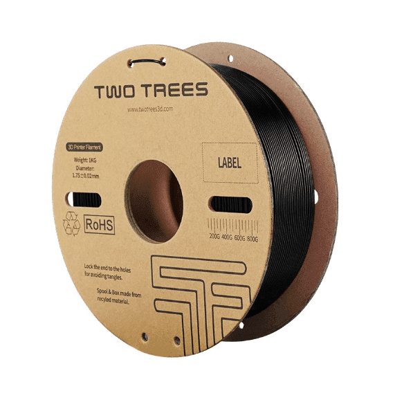 Twotrees 3D Printer PLA Filament 1.75mm 1KG - Black