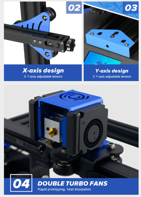 Twotrees Blu-3 V2 3D Printers at Create it 3D