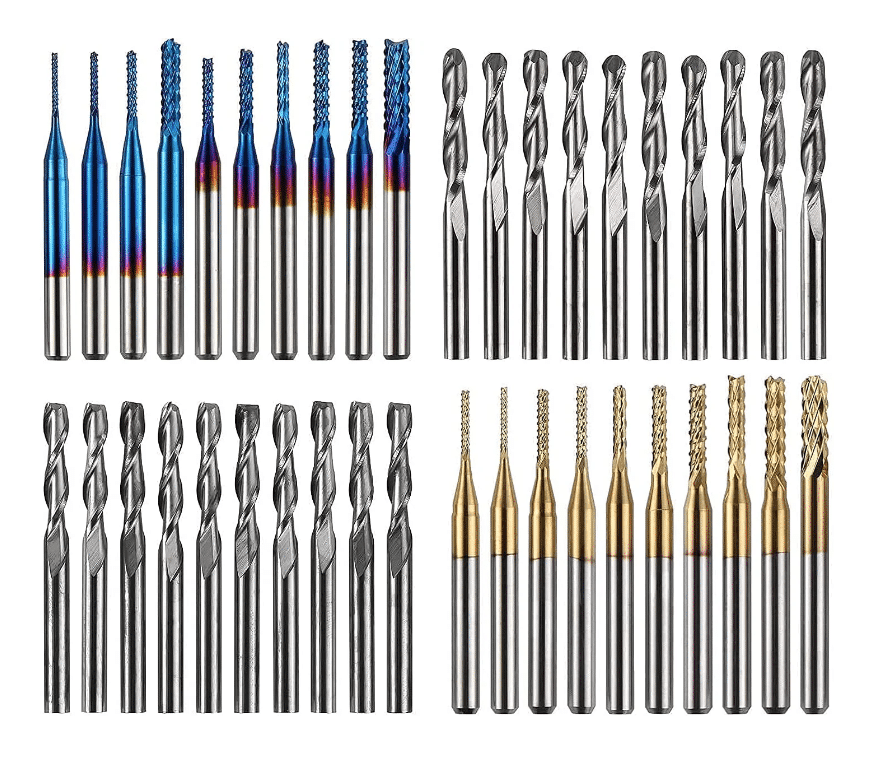 Twotrees Four Milling Cutter Combination Set 40PCS