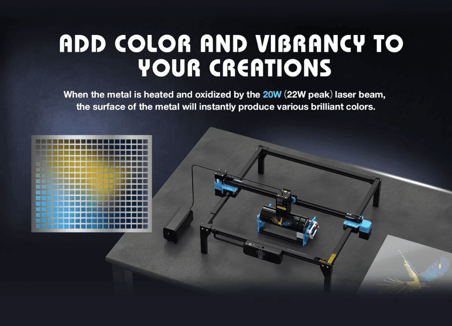Twotrees TTS 20W engraver