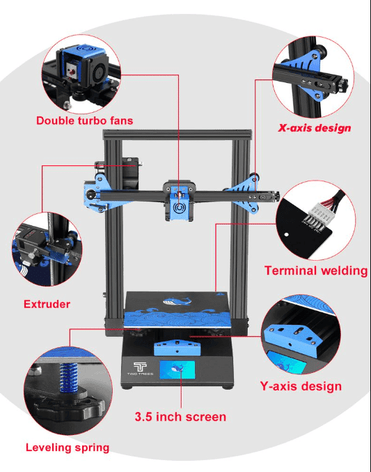 Buy Twotrees Blu-3 V2 3D Printer