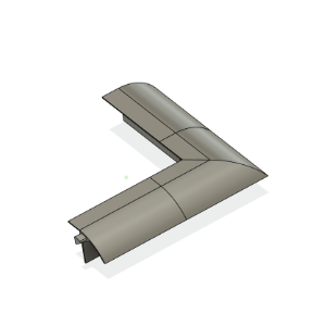 Custom Rainwater Deflector – CAD Design Solution