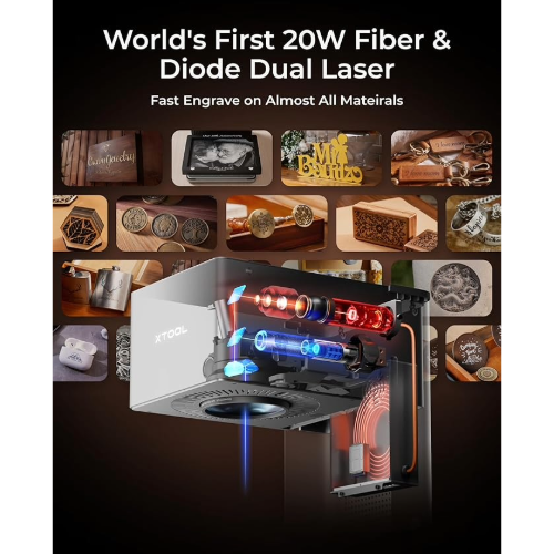 xTool F1 Ultra Dual Laser Engraver 20W Fiber + 20W Diode