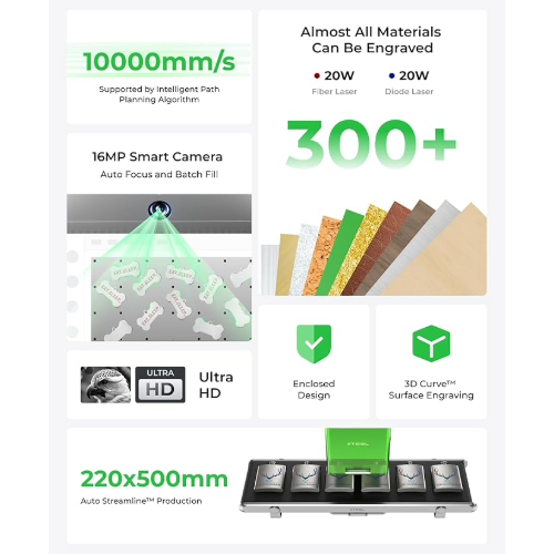 xTool F1 Ultra Dual Laser Engraver 20W Fiber + 20W Diode
