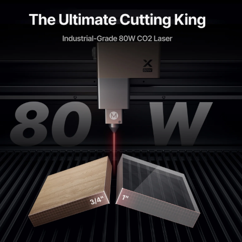 xTool P3 80W CO2 Laser Cutter with Intelligent Automation
