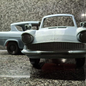 Ford Anglia Display Model - 3D Printed Showpiece