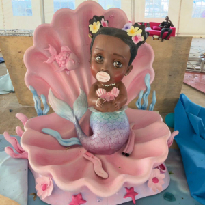 1.5m Mermaid Display Build – Large Scale 3D Print