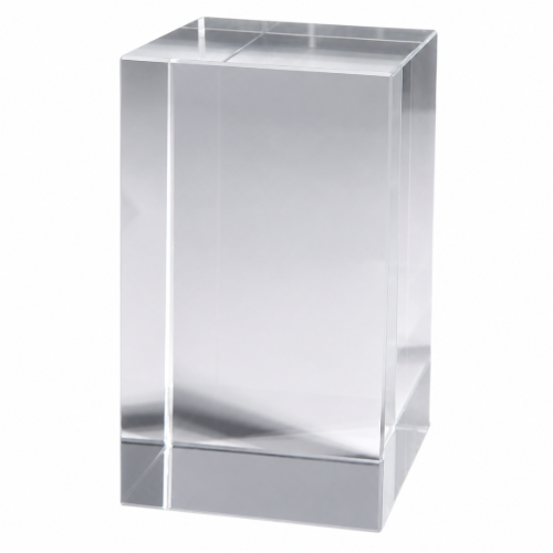 Creality K9 Clear Rectangle Crystal – 50 × 50 × 80mm, Pack of 4