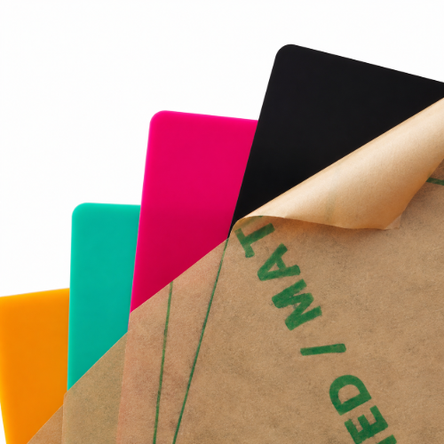 Creality Coloured Acrylic Sheets – 300 × 300 × 3mm, Pack of 10