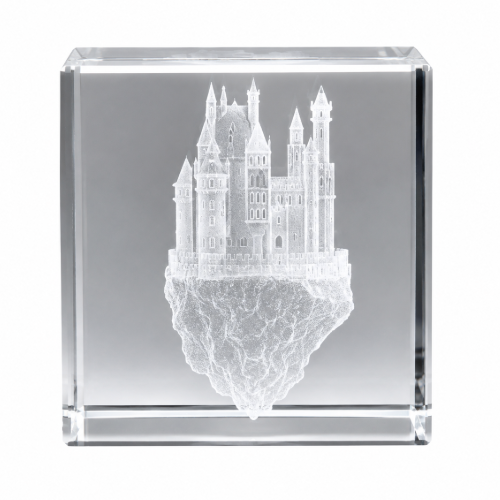 Creality K9 Clear Crystal Cubes – 50 × 50 × 50mm, Pack of 4