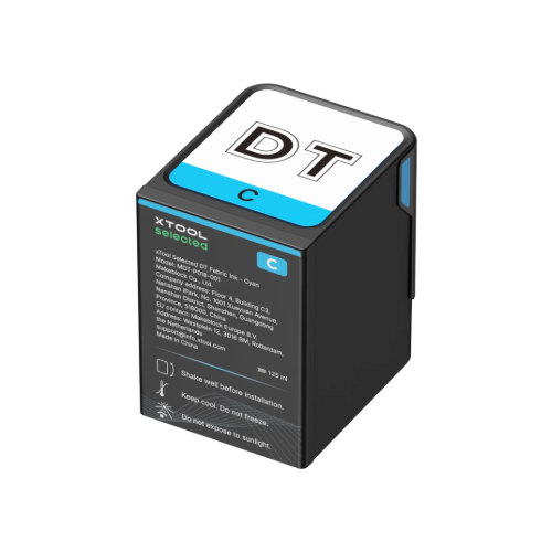 xTool O1 Omni DT Fabric Ink Set – 4 × 125ml CMYK + 1 × 290ml White