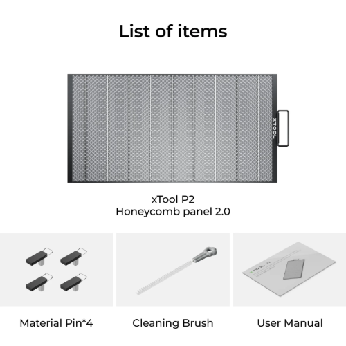 xTool Honeycomb Panel 2.0 for P2 and P2S Laser Cutters